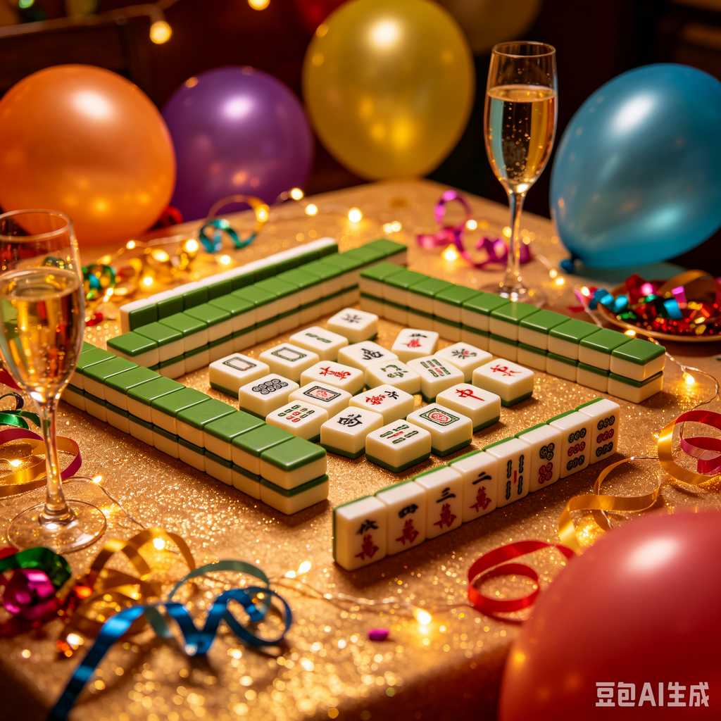 asian classic board game mahjong