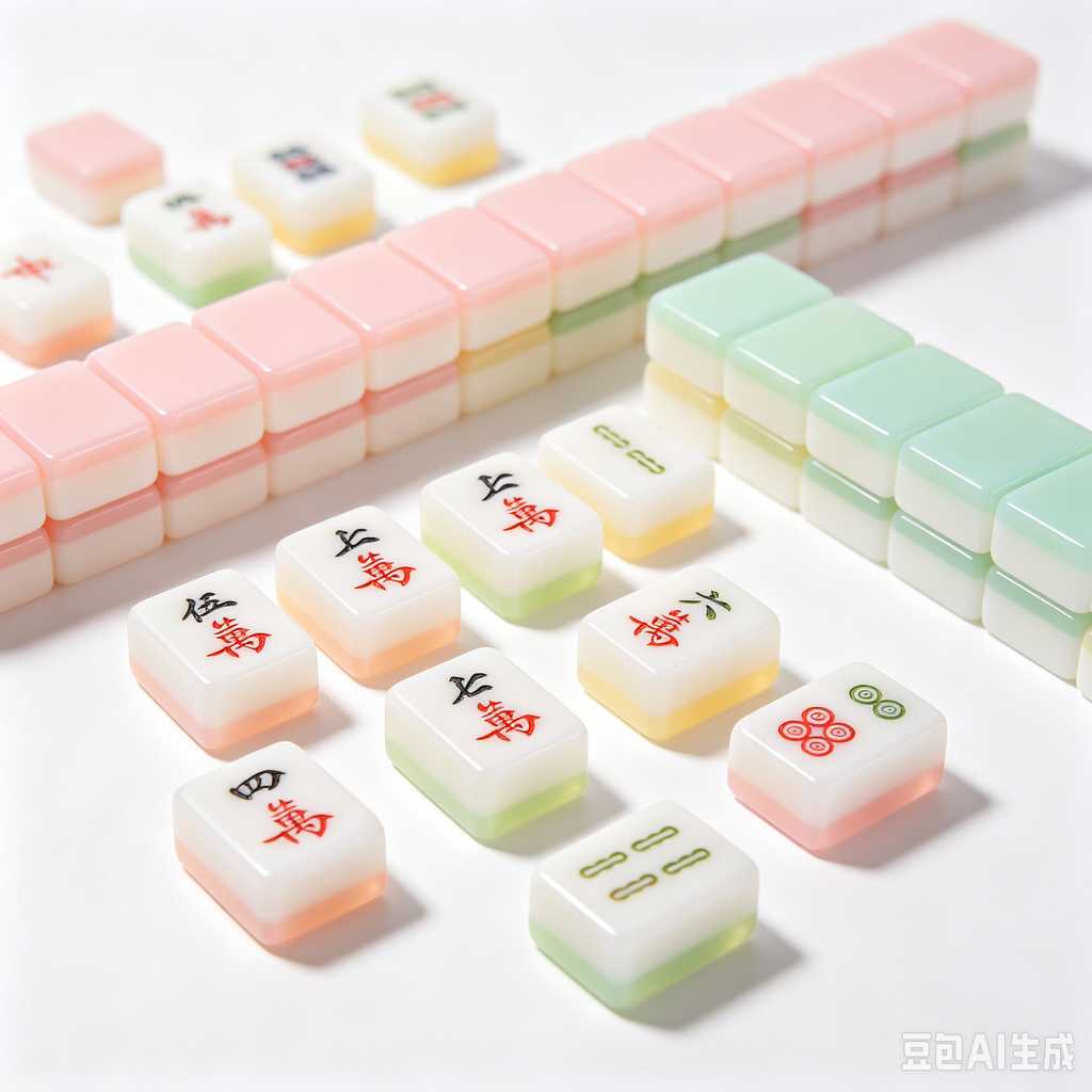premium resin mahjong tiles