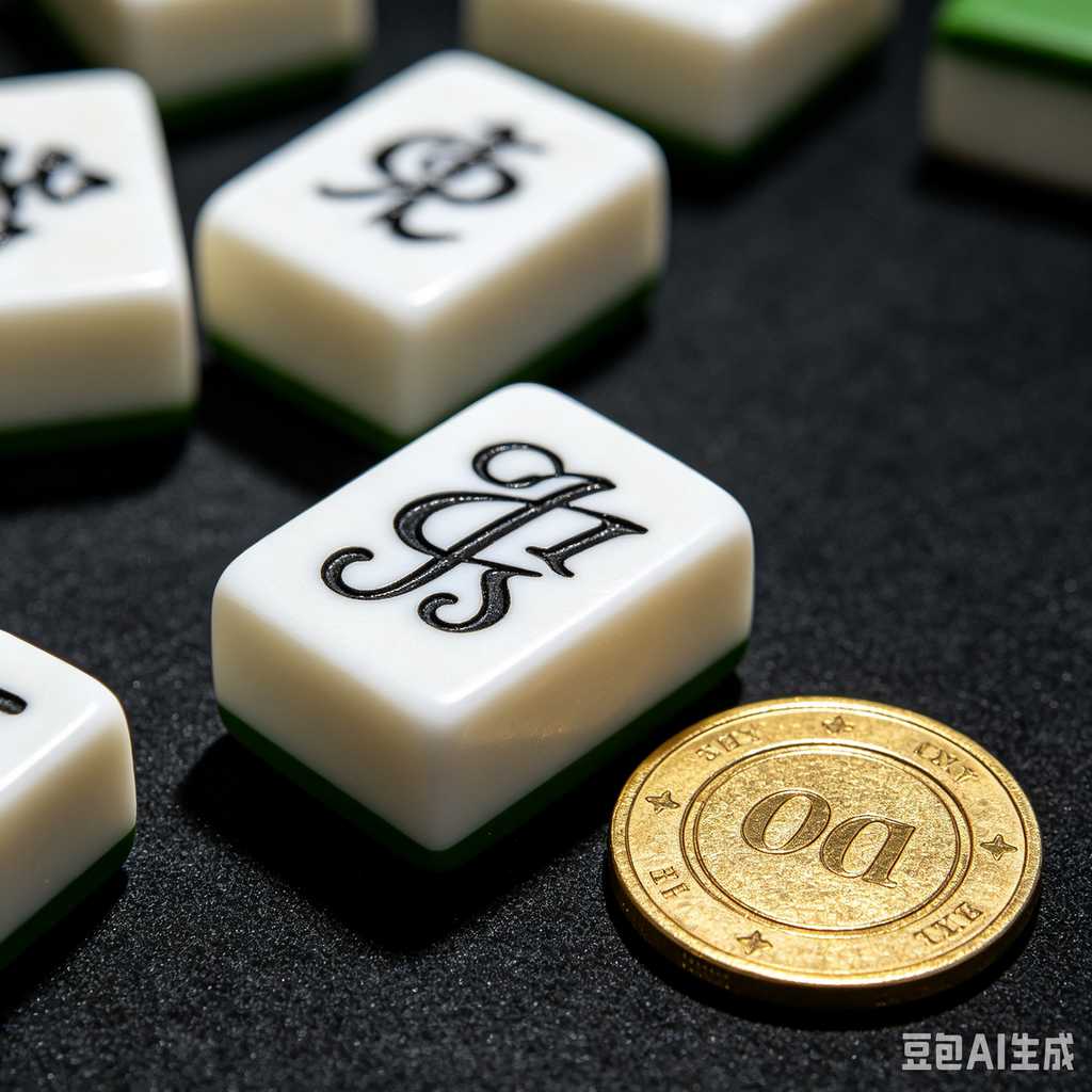 retro vintage mahjong set